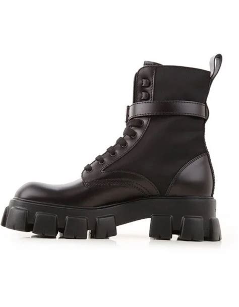 ghete barbati prada|Ghete Prada, Combat Boots, Logo Atasat.